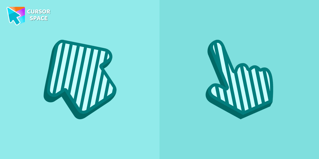 Striped cursor cursor pack
